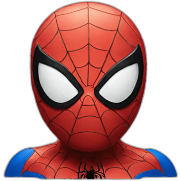 thinking face spider-man emoji