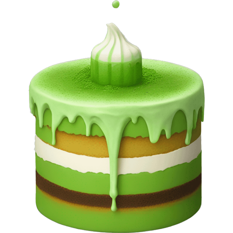 matcha cake emoji