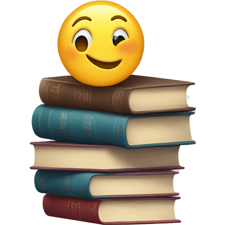 Stack of books emoji