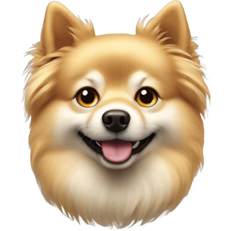 spitz dog golden emoji