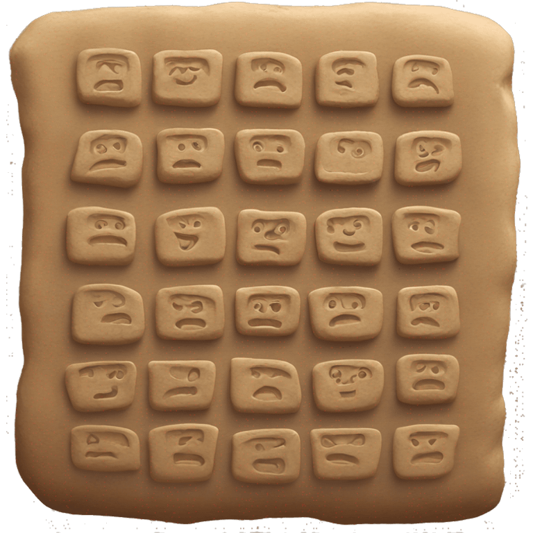 ancient clay tablet emoji