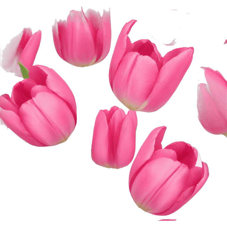 Tulips pink emoji