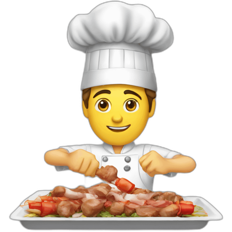 macron-preparing-kebab emoji