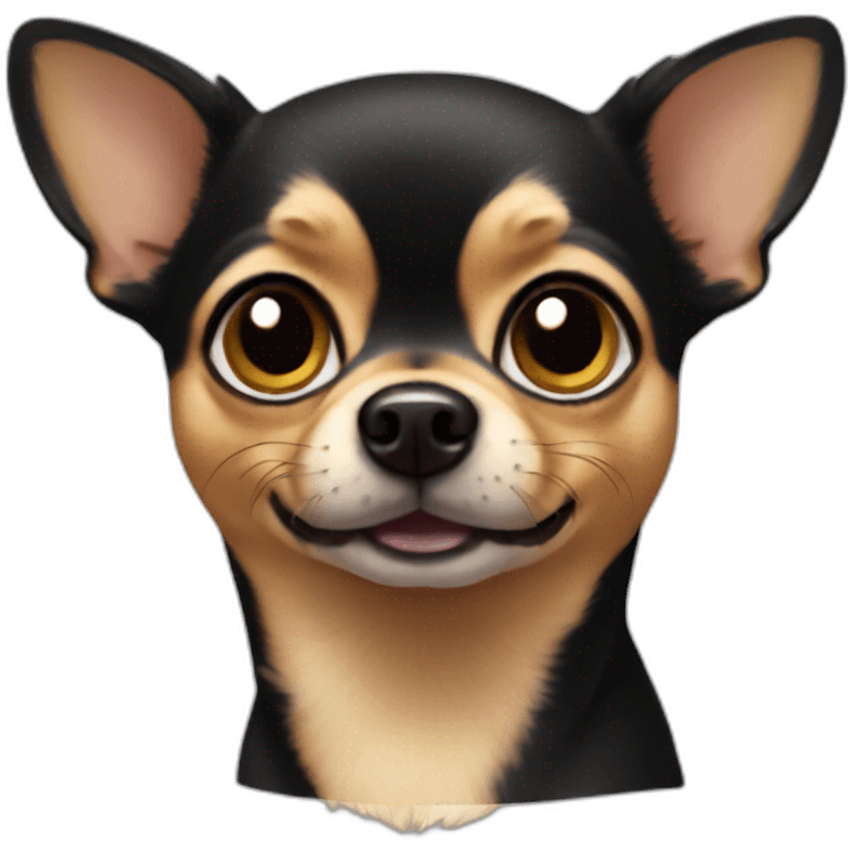 black and tan chihuahua emoji