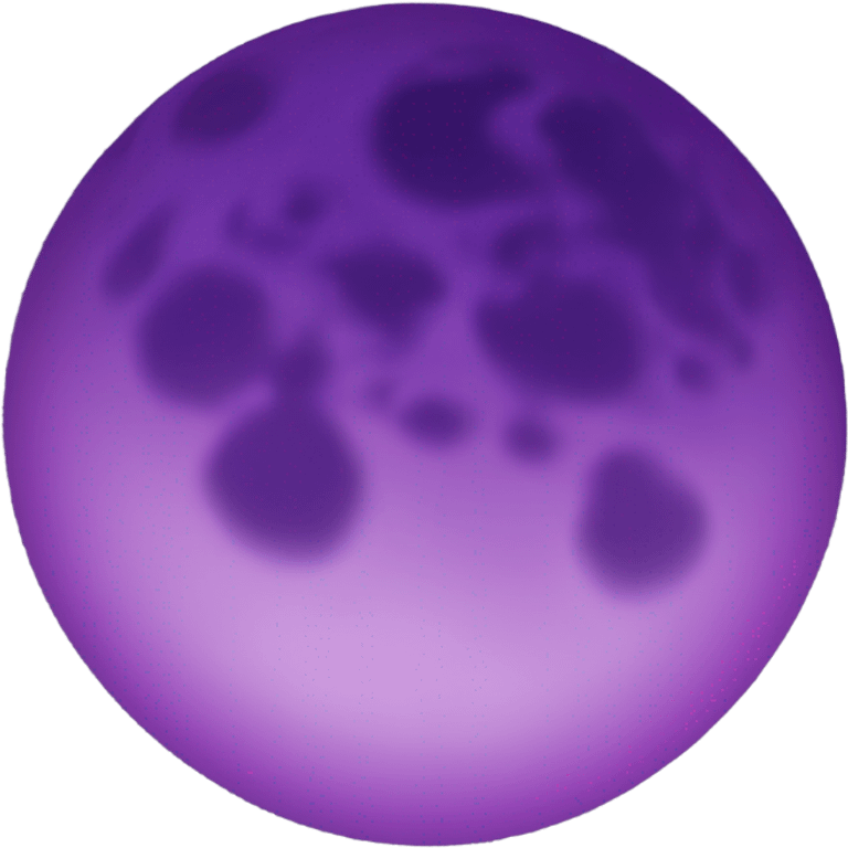 purple moon emoji