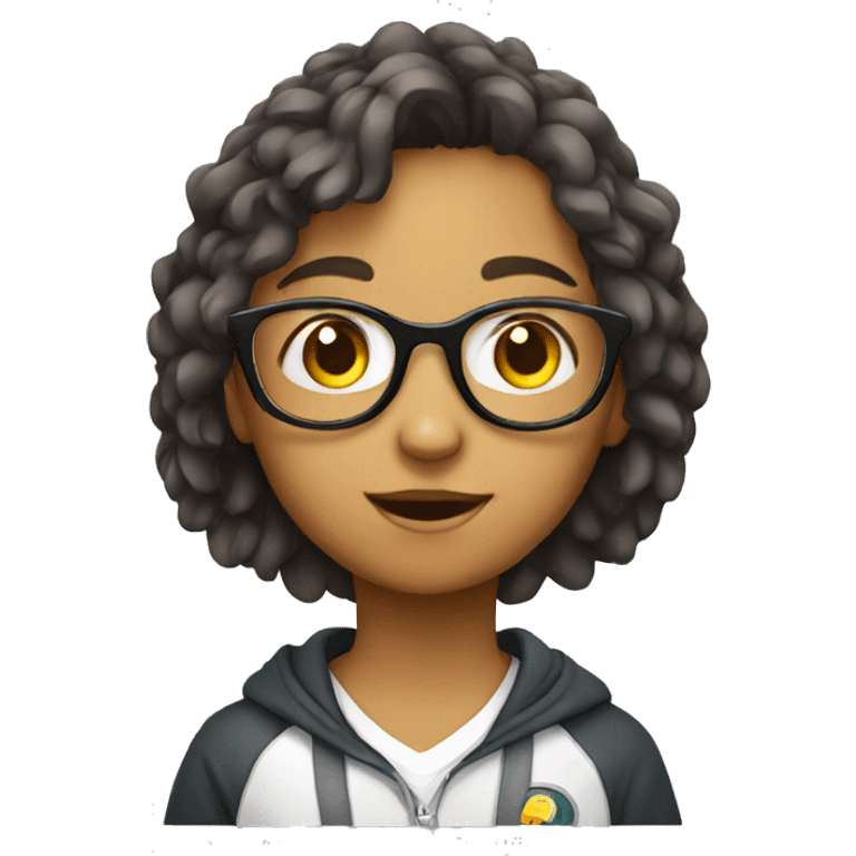 Cute Eagle Child student emoji