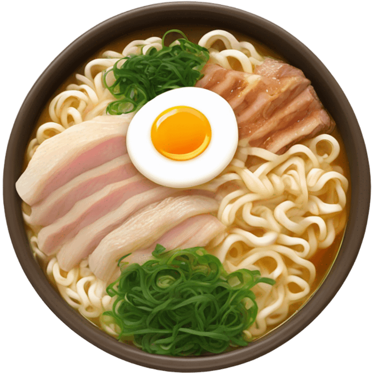 Ramen soup, japanese corean core emoji