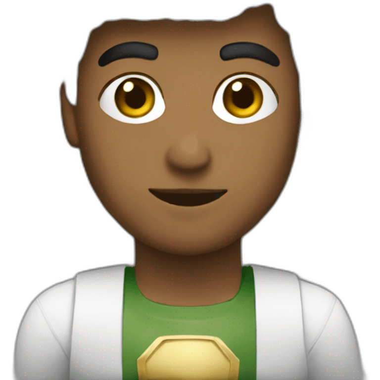 Super hero algerian emoji