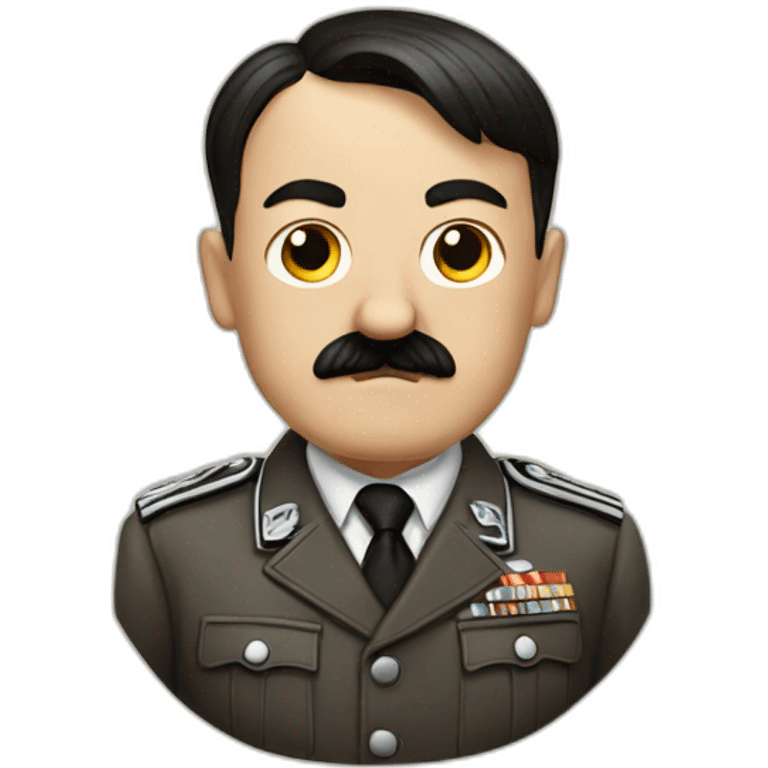 adolf hitler good emoji