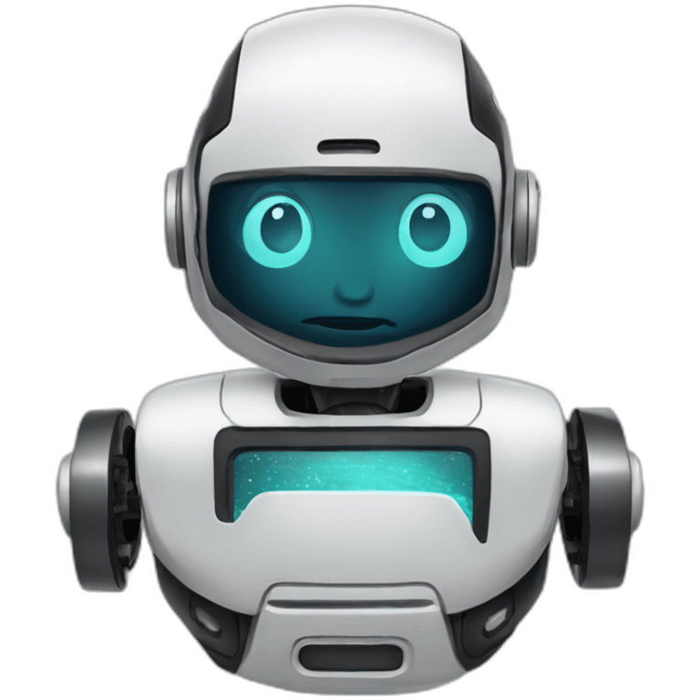 academic robot emoji