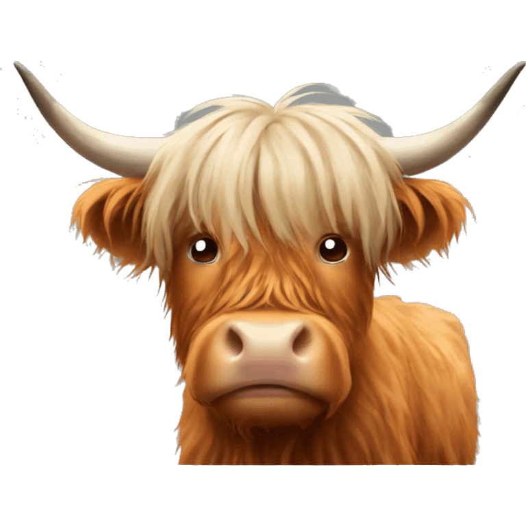 Highland cow emoji