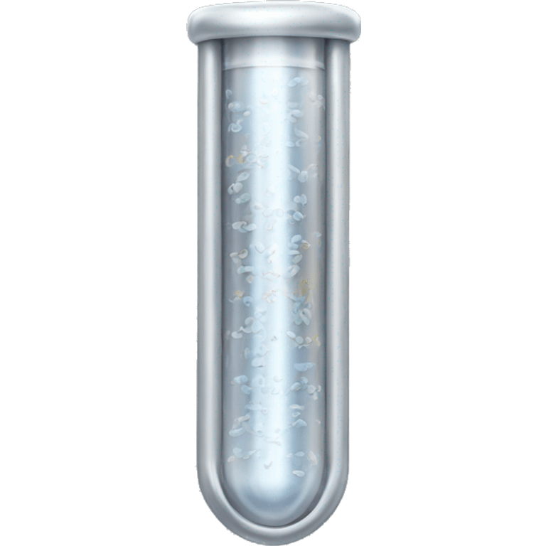 test tube wrapped with aluminum foil  emoji