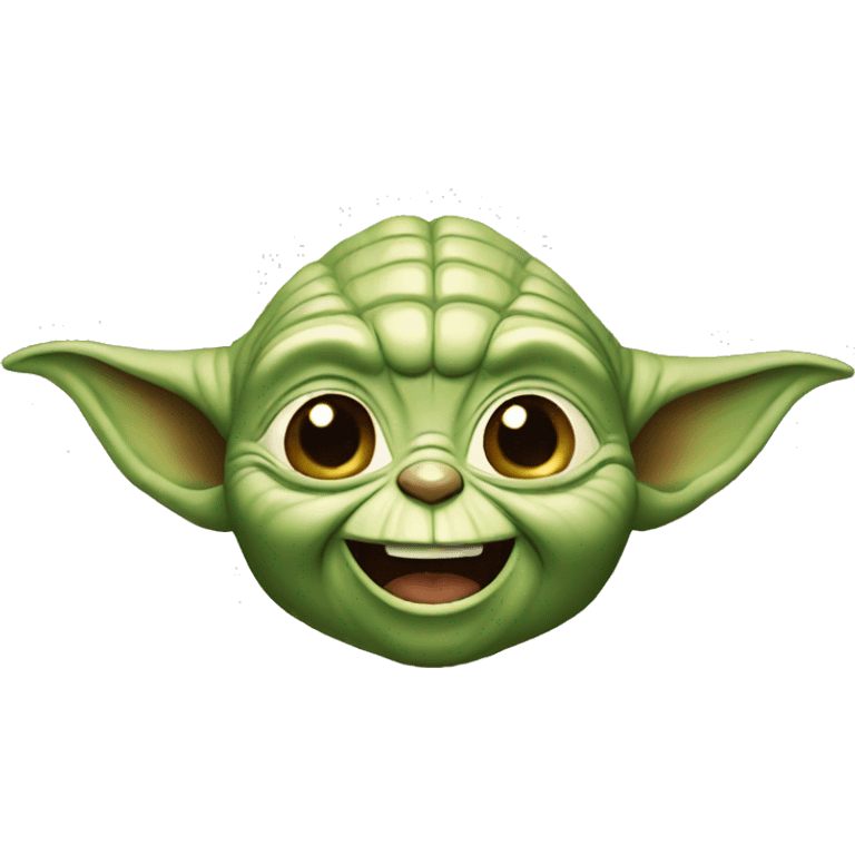 Yoda smile emoji