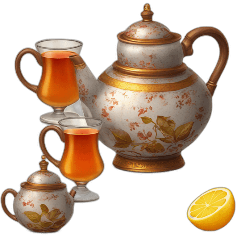 turkish tea set emoji