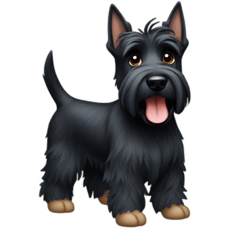 scottish-terrier-dog-walking emoji