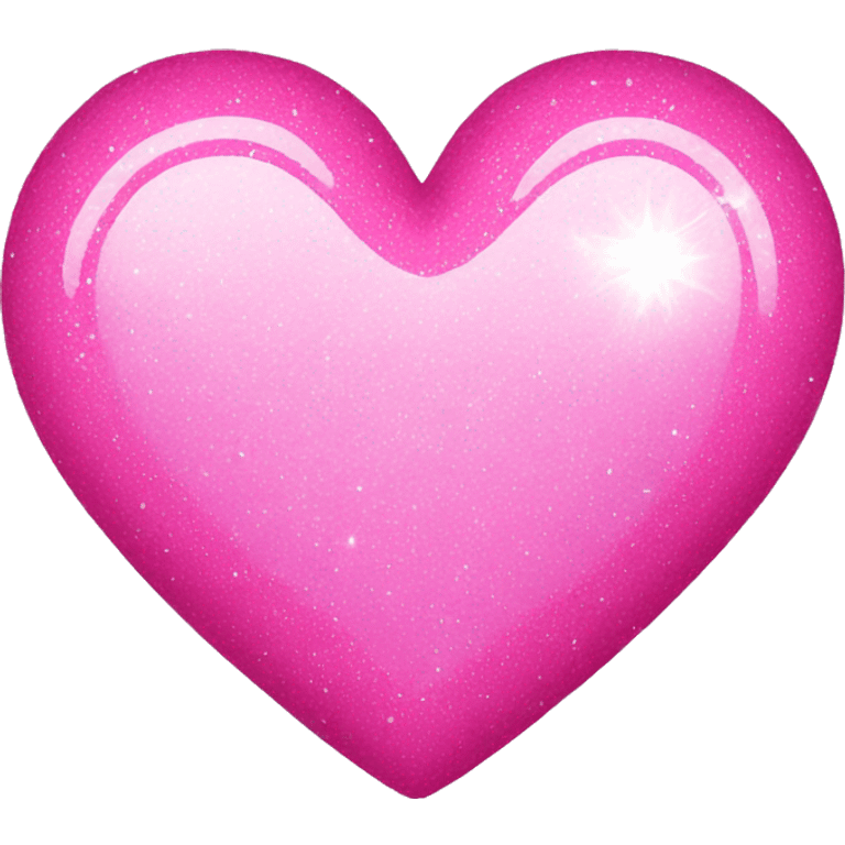 pink sparkly heart simple  emoji