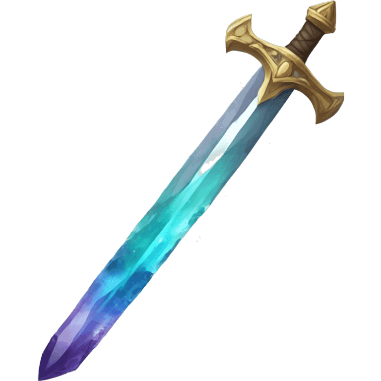 crystal geode sword emoji