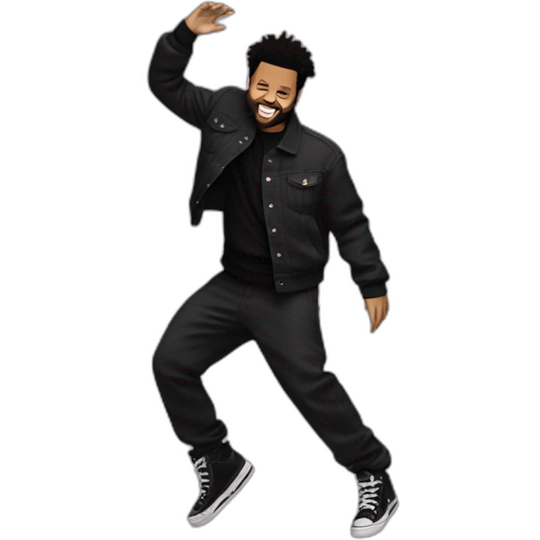 The weeknd dancing emoji