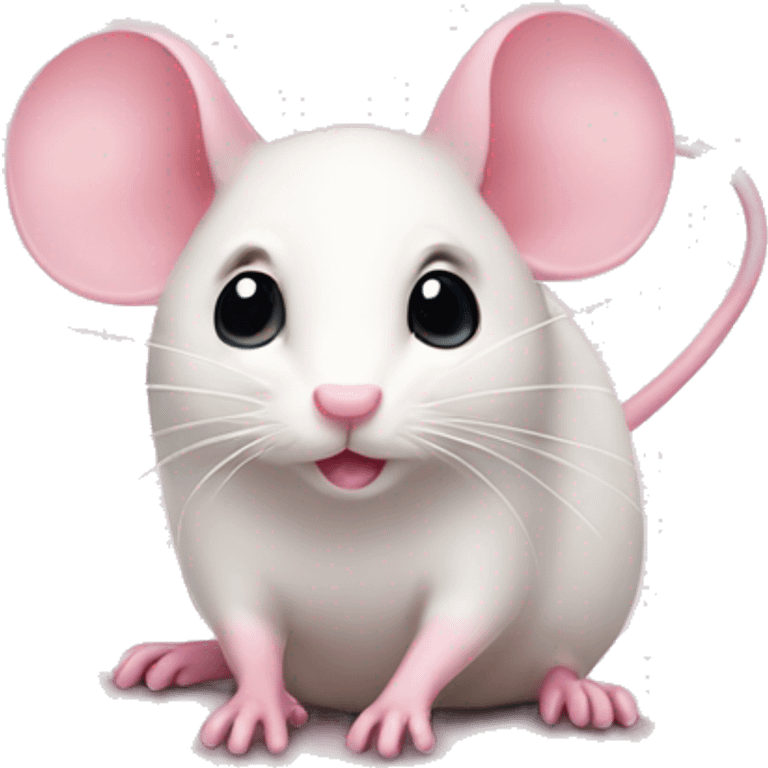 soft pink mouse emoji