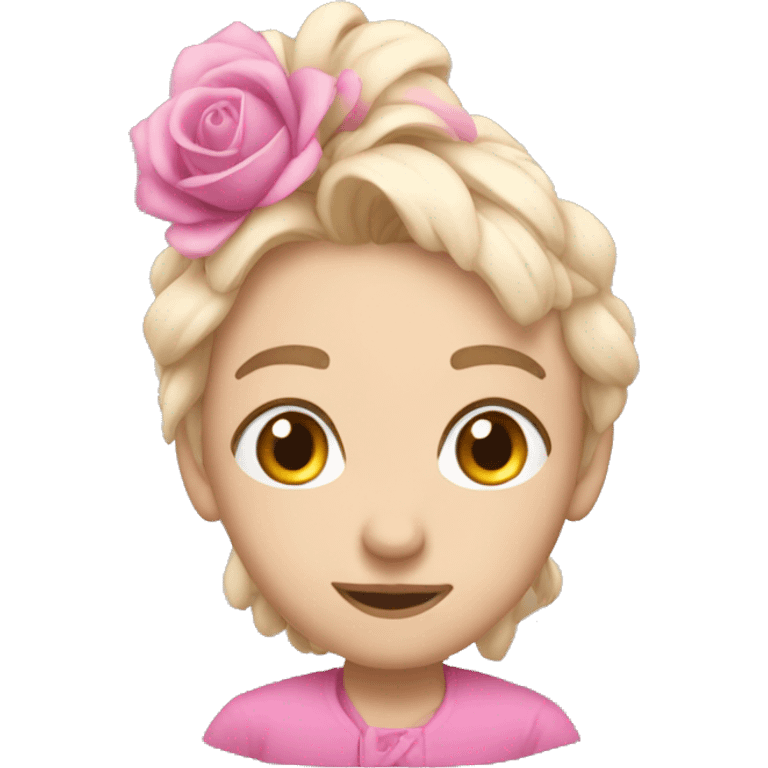 корова розовая emoji