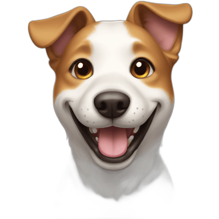 smiling dog emoji