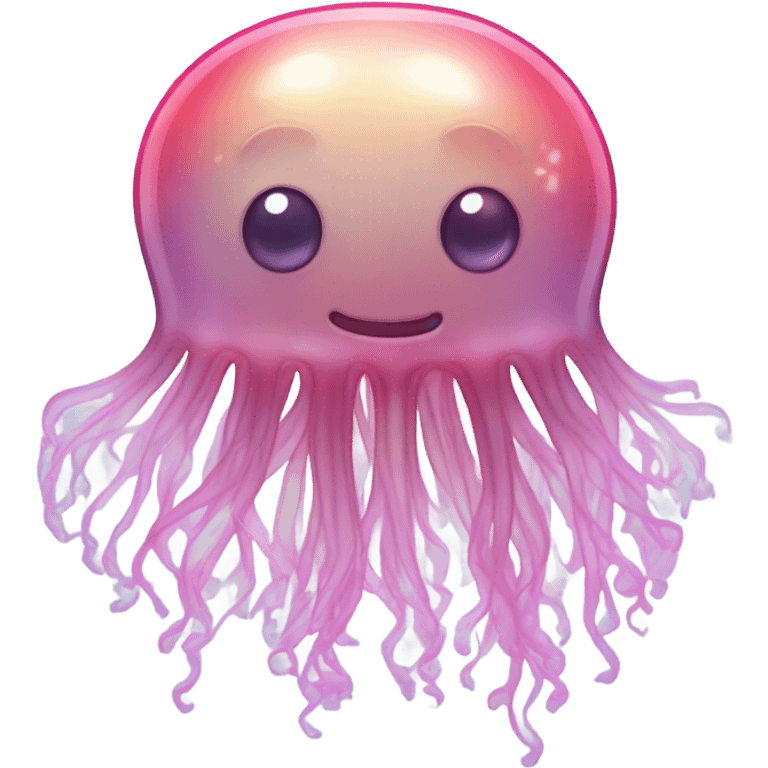 Heart jellyfish emoji