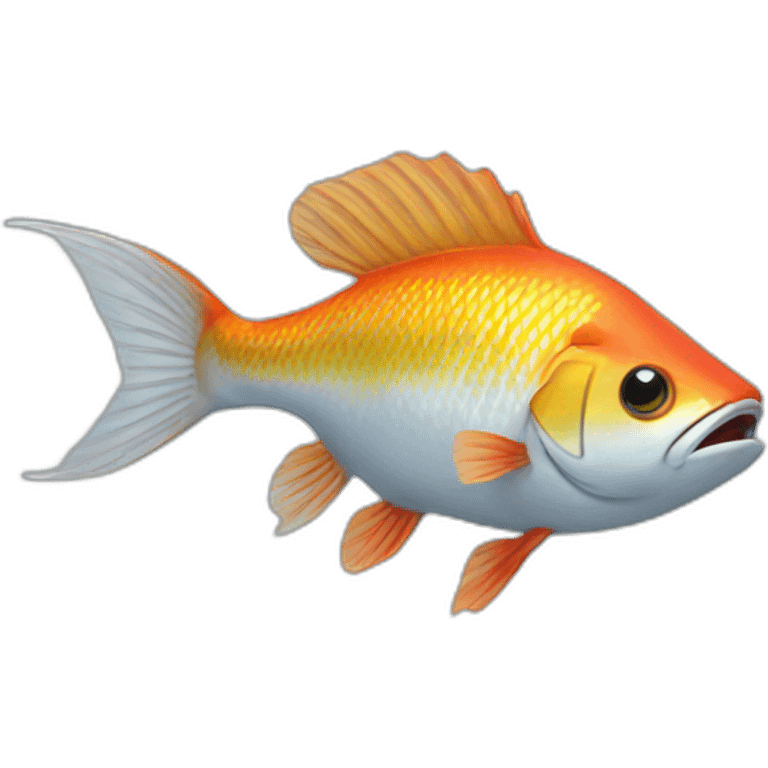 Fish using virtual reality emoji