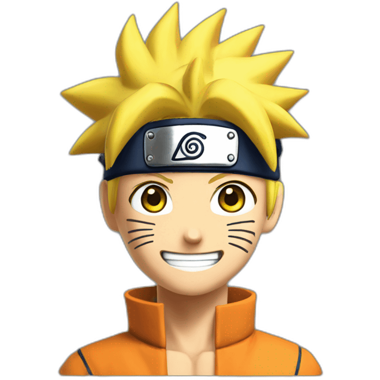 Naruto uzumaki happy emoji