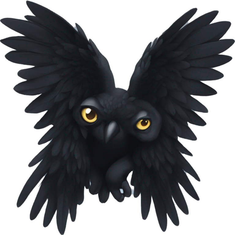 black wings emoji