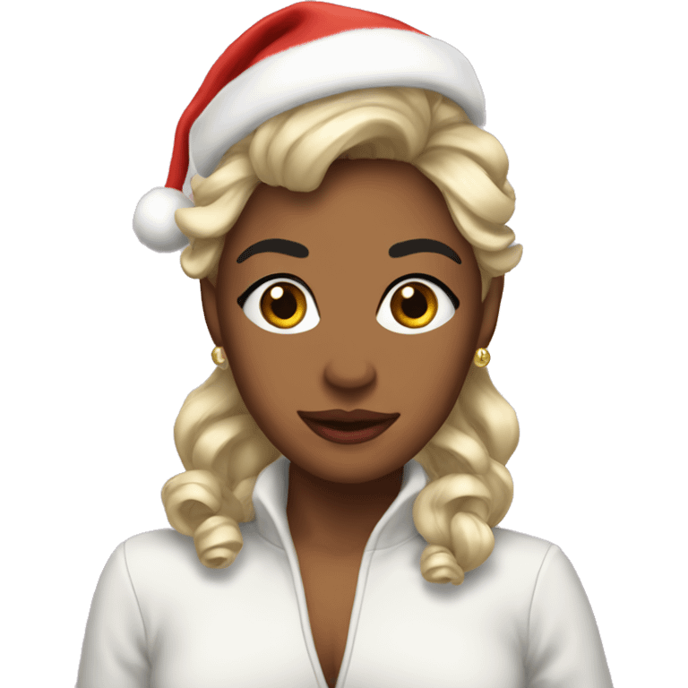 Coquette Christmas emoji