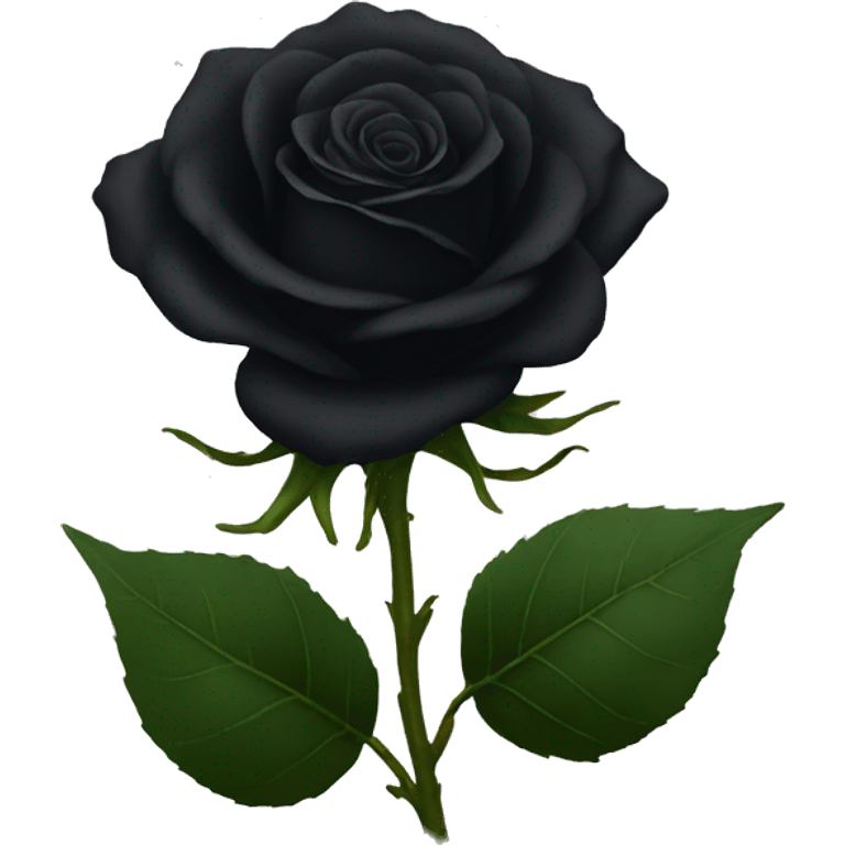 Black Rose  emoji