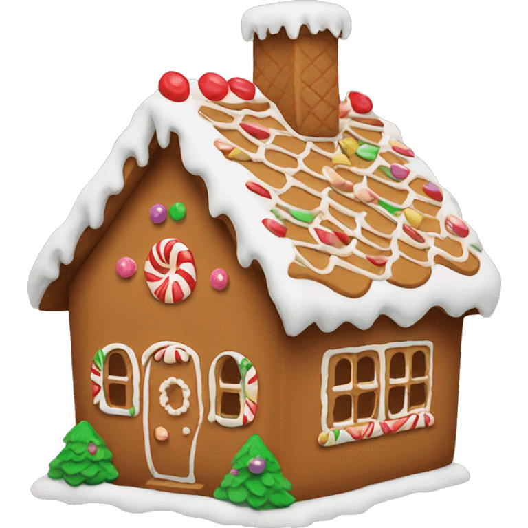 gingerbread house  emoji