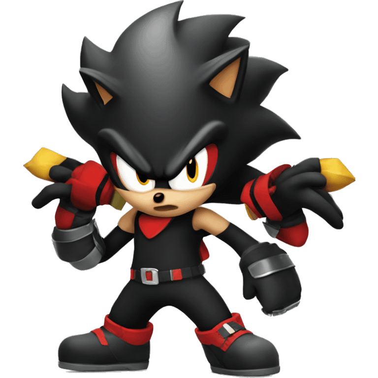 shadow the hedgehog emoji