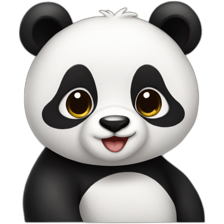 panda love emoji