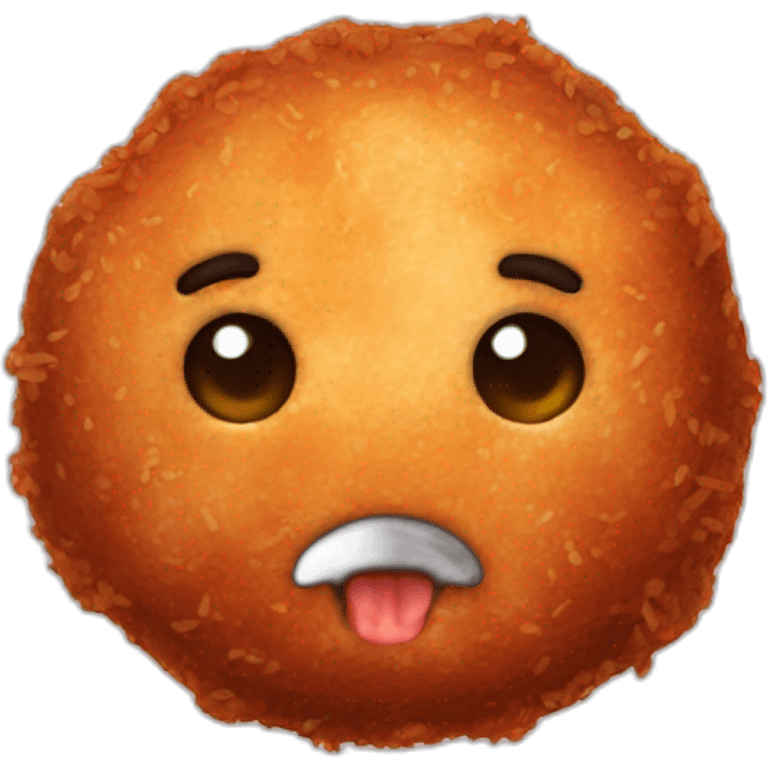 fried meatball emoji