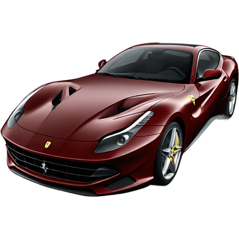 dark red ferrari 812 emoji