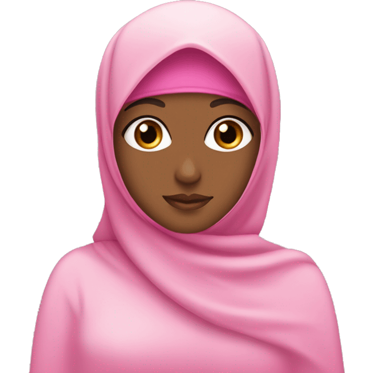 pink niqab and hijab girly girl princess emoji