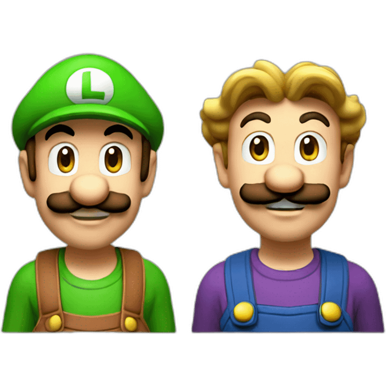 Mario bros y Luigi  emoji