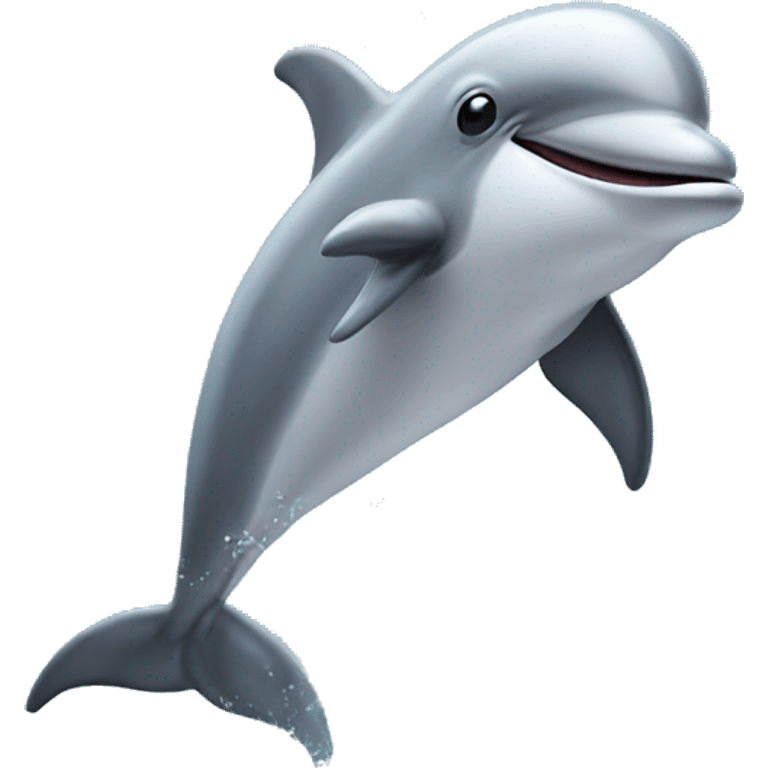 A dolphin tap dancing emoji