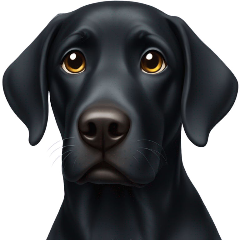 black Labrador emoji