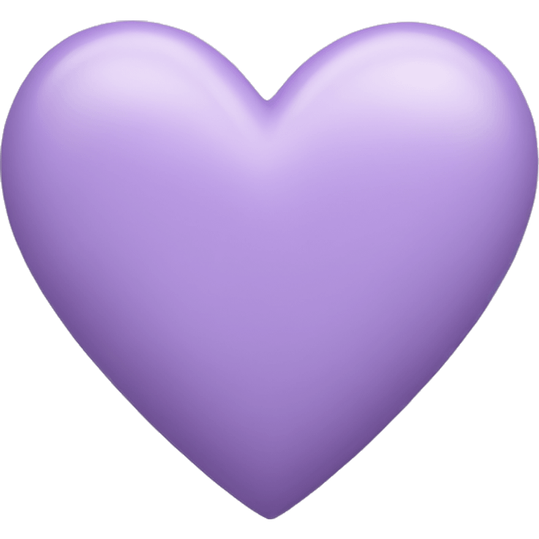 pastel purple heart emoji