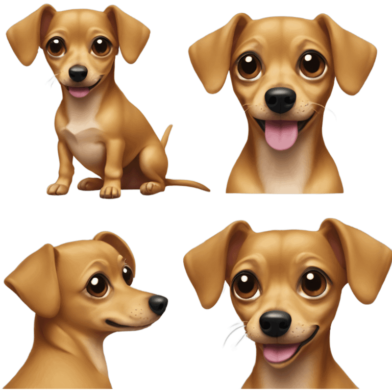 Chiweenie emoji