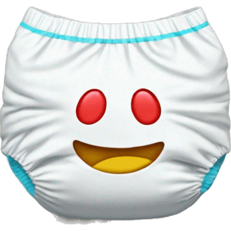 diaper with a play symbol  emoji