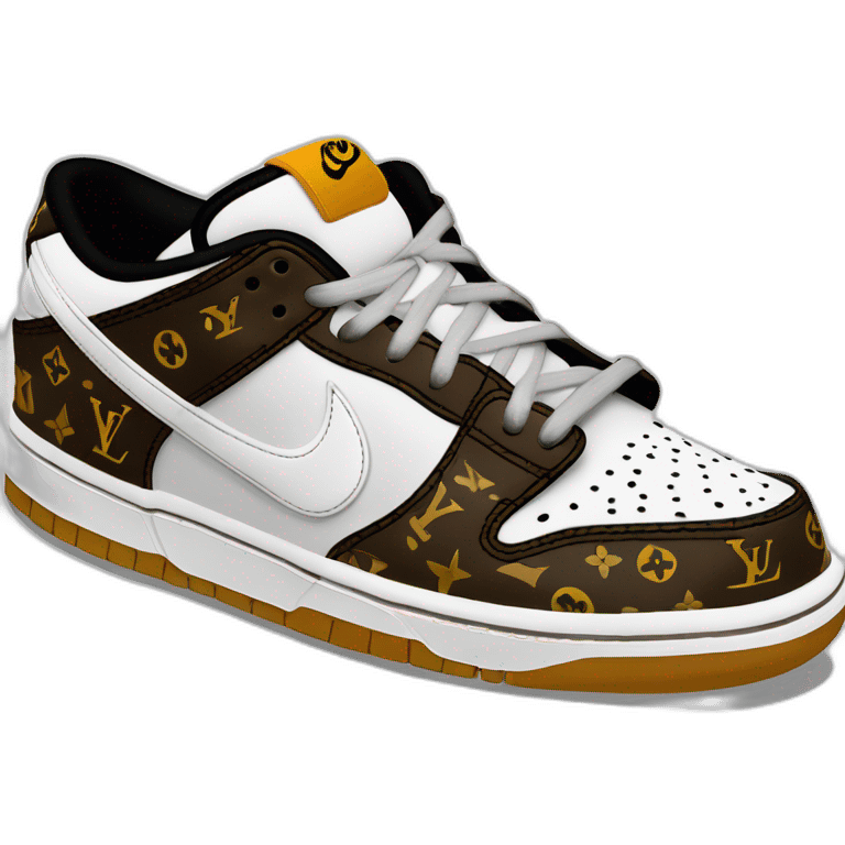 Nike sb dunk low Louis Vuitton Virgil abloh  emoji