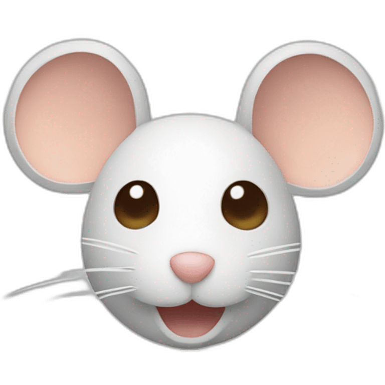 Mouse with plaster strips emoji