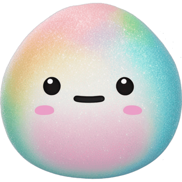 colorful pastel glitter squishmallow   emoji