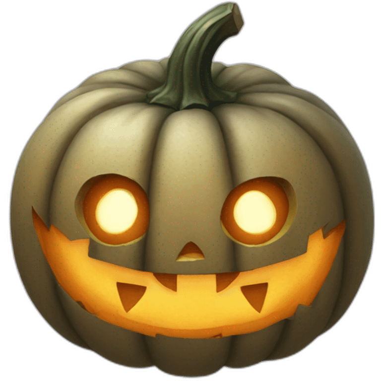 pumpkin-ear-metal emoji