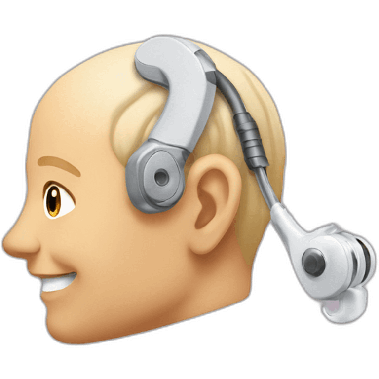 Cochlear implant emoji