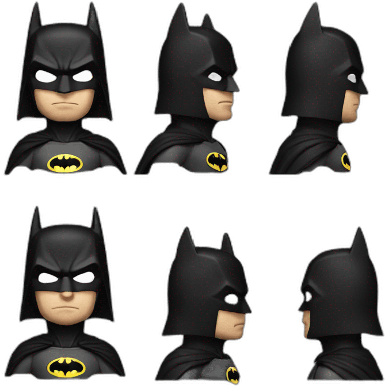 batman dark emoji