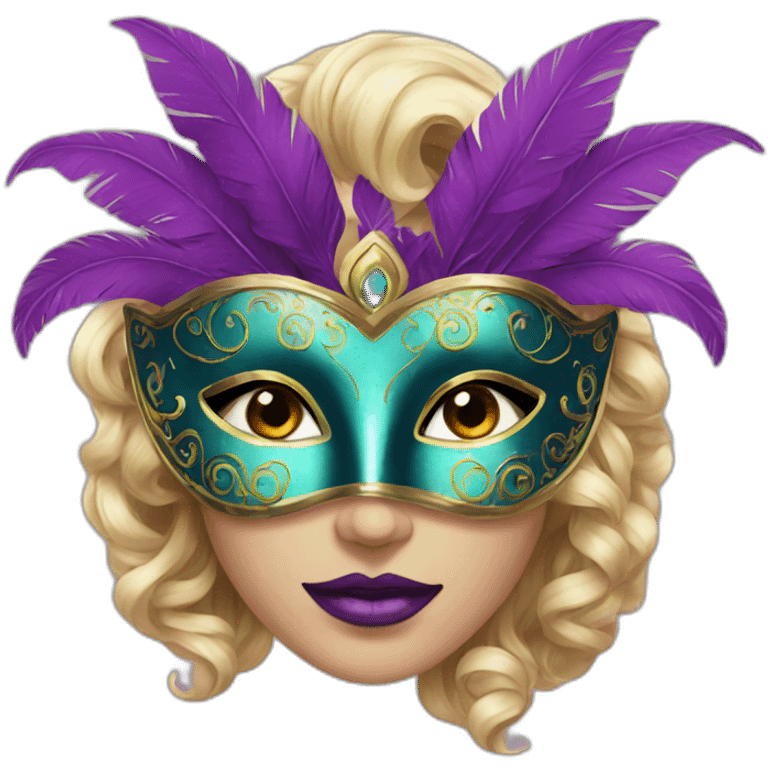 Masquerade beautiful emoji